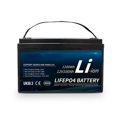 12V 100ah Complete Pack BMS Lithium Lifepo4 Battery for EV Solar