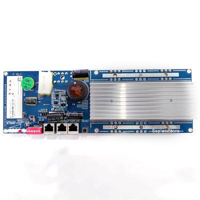 48V 16S100A การเก็บพลังงานในบ้าน Seplos 3.0 BMS board การปรับสมดุลที่ใช้งาน 2A CAN 485 LCD