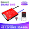 Deligreen Smart Bms Lifepo4 แบตเตอรี่ 4s 80a 100a 12v พร้อม UART BT 485 CAN ฟังก์ชั่นสำหรับ RV Outdoor Storage