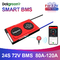 Deligreen Smart Bms Lifepo4 แบตเตอรี่ 4S 8S 12S 15S 16S 20S 24S 12V 24V 36V 48V 60V 72V BMS 10A-500A พร้อม UART BT 485 CAN
